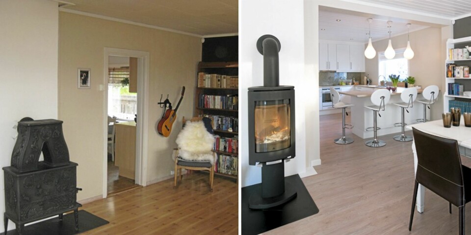 Slik åpnet de opp kjøkkenet