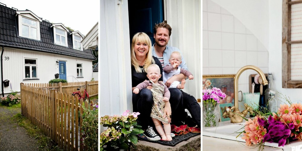 FAMILIEN SAMLET: Helene Andersen (34), steinerskolepedagog fra Porsgrunn, lærersamboeren Vegard Sandvik (33) og tvillingene Iben og Eira (1 ½). Familien bor i en to-mannsbolig fra 1859 på Rodeløkka i Oslo. FAMILIEN SAMLET: Helene Andersen (34), steinerskolepedagog fra Porsgrunn, lærersamboeren Vegard Sandvik (33) og tvillingene Iben og Eira (1 ½). Familien bor i en to-mannsbolig fra 1859 på Rodeløkka i Oslo.