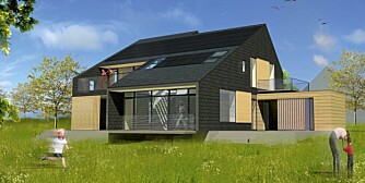 BOLIG FOR LIVET: Basert på en standard løsning med tre eller fem rom, skal boligen utnytte vedvarende, CO2-nøytrale energikilder.