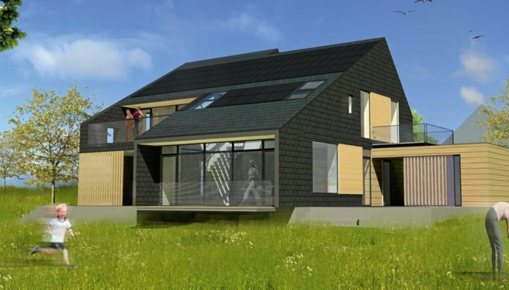 BOLIG FOR LIVET: Basert på en standard løsning med tre eller fem rom, skal boligen utnytte vedvarende, CO2-nøytrale energikilder.