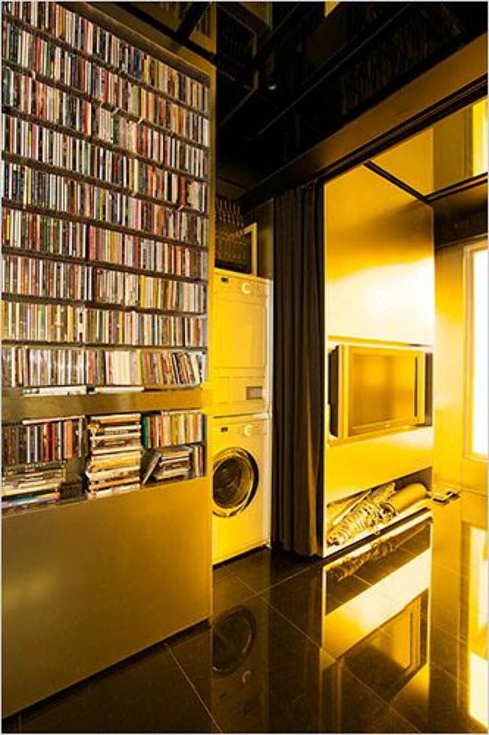 SKJULT: Ikke alle rom og deler av leiligheten er synlig samtidig. FOTO: Marcel Lam/Homedsgn.com