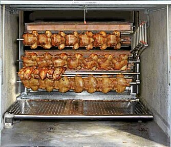 Kyllinggrill på garasjen er for de virkelig spesielt interesserte. Kyllinggrill på garasjen er for de virkelig spesielt interesserte.