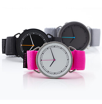 ARMKUNST: Fargerike klokker fra Rosendahl Timepieces, designet av Rikke og Kasper Salto.