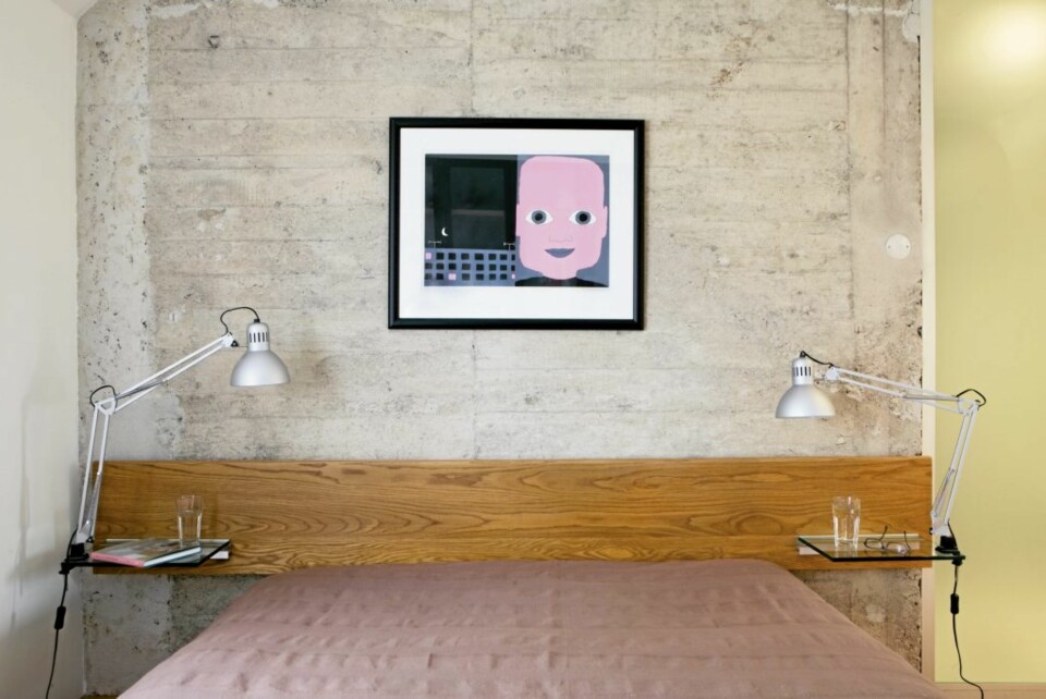 Bruk parkett på veggen