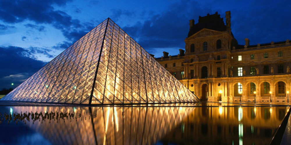 LOUVRE: Kinesiske Leoh Ming Pei er arkitekten bak den unike glasspyramiden ved ett av verdens mest kjente museer.