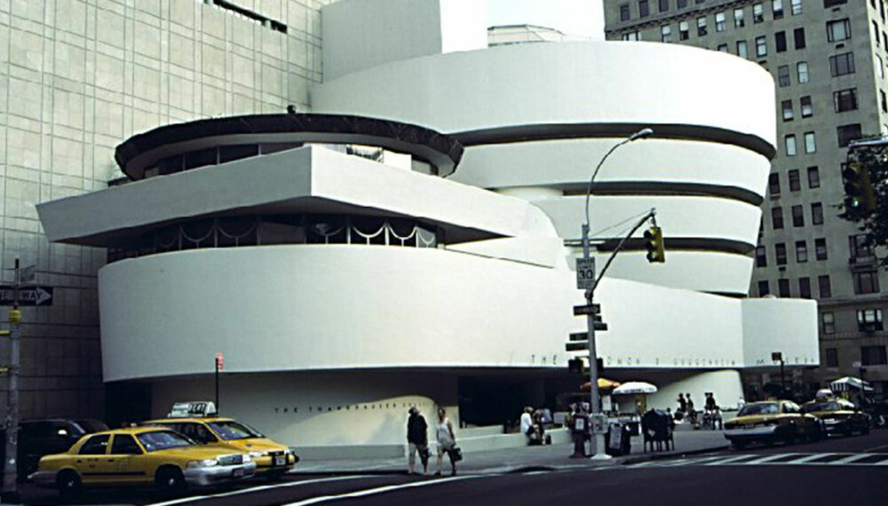 GUGGENHEIM MUSEET: Arkitekten Frank Lloyd Wright står bak bygget i New York, som er en attraksjon i seg selv.