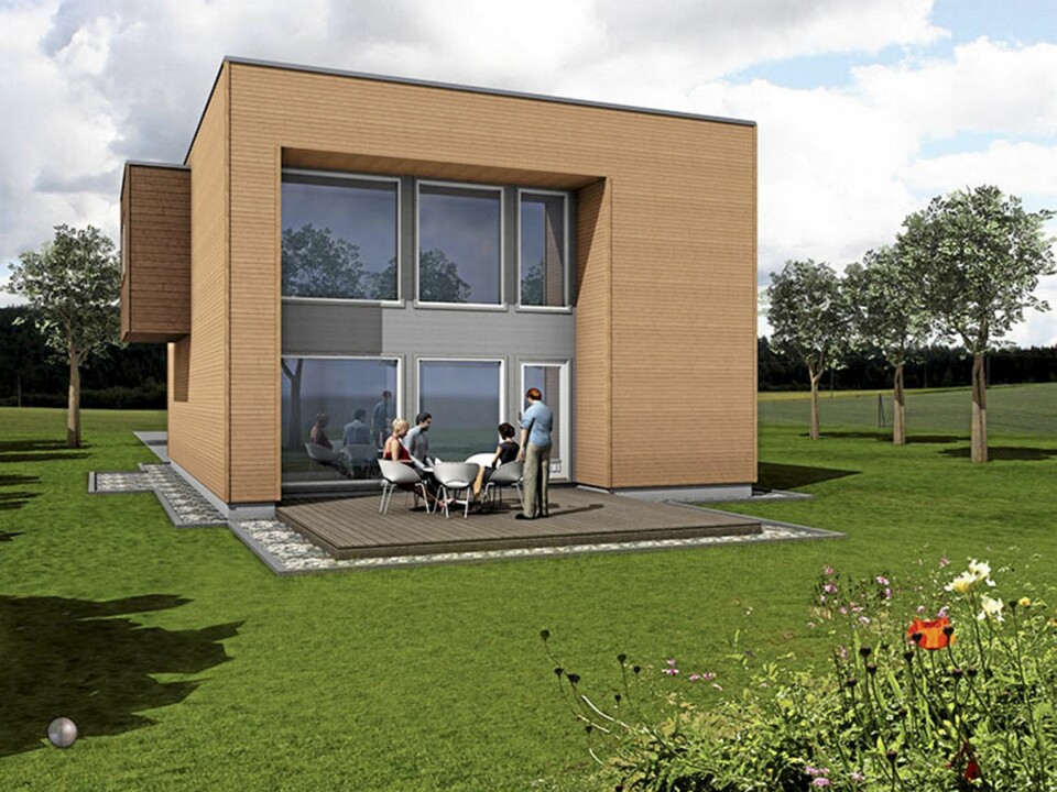 TRENDY: 'Holm' representerer en fornyet interesse for moderne trearkitektur.
