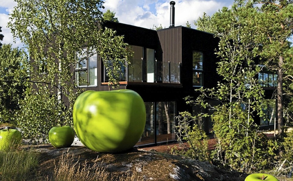 Ferdighuset 'Medium Townhouse' er renlinjet arkitektur.