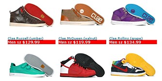 KORTTENKT: Pickyourshoes.com har mange fine sko. Men kravet til kunder om å sende bilde av kredittkortet på epost vekker skepsis.