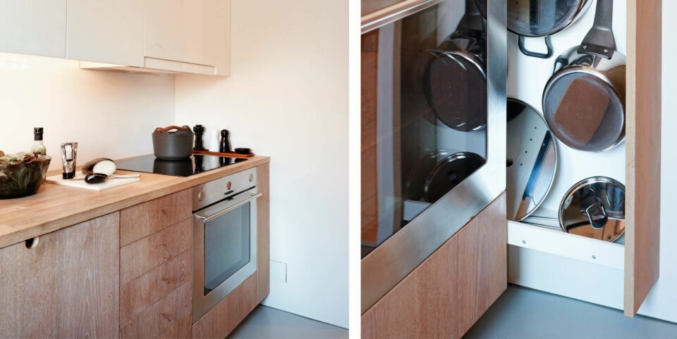 Fullverdig kjøkken på åtte kvadratmeter