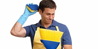 mann vask husarbeid rengjøring likestilling vaskekost