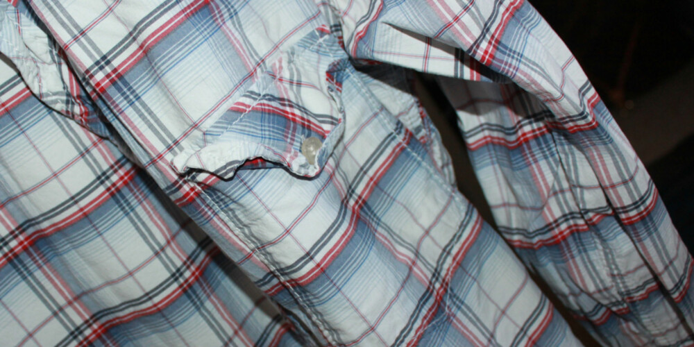 KRØLLETE: Denne skjorten trenger en omgang med strykjernet før du kan ta den på deg og dra på jobben.