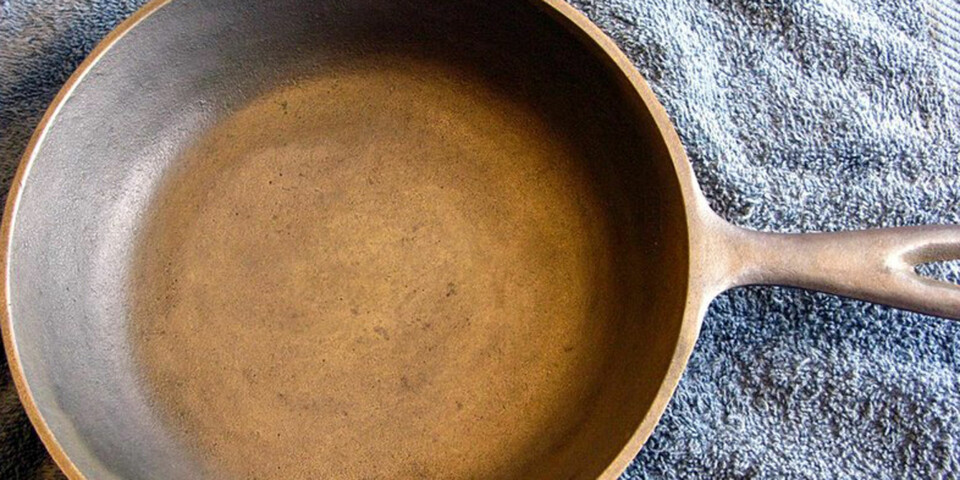 STOR FORANDRING: Slik ser pannen ut etter fem dager med ovnsrens.