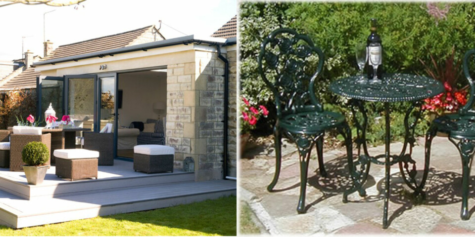 REGELMESSIG RENGJØING: Ikke glem hagemøblene når du gjør rent.