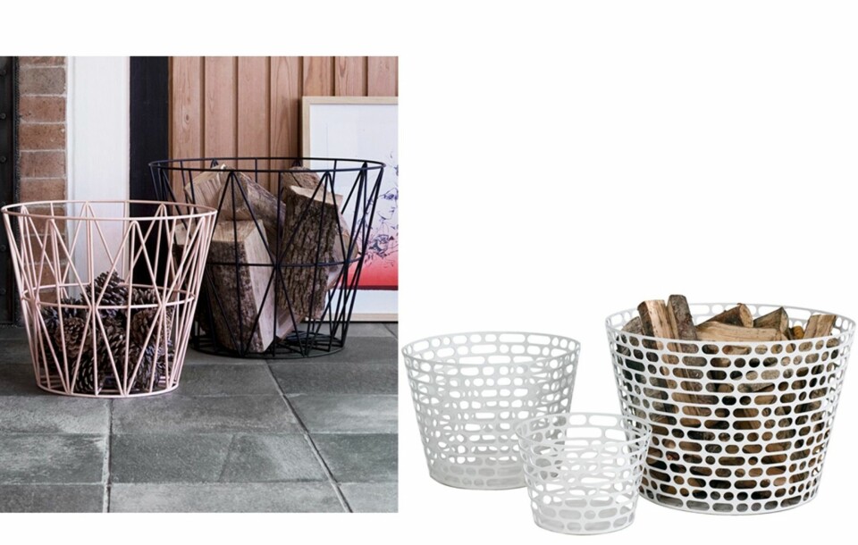 BØTTE: Fra Ferm Living og Asplund.