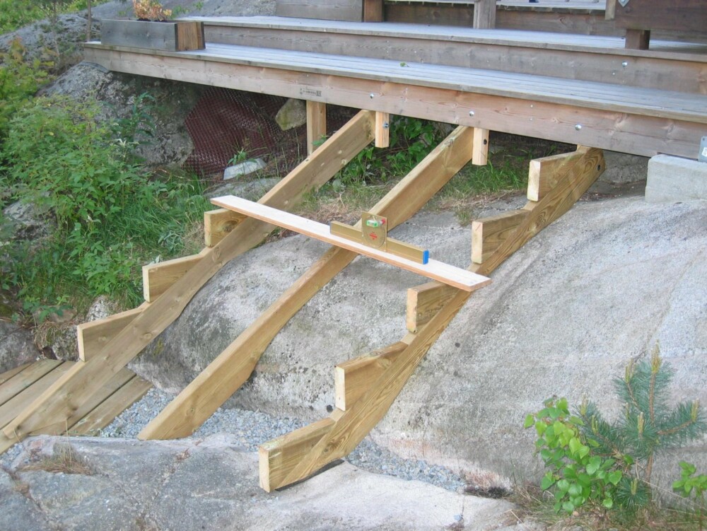 Hvordan bygge en trapp på hytta?