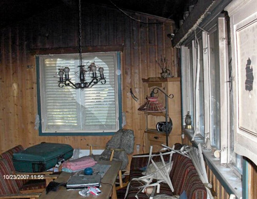 TOTALSKADD: Brannskadenevar så omfattende at hytta til familien Riseth måtte rives helt ned til grunnen etter brannen.
