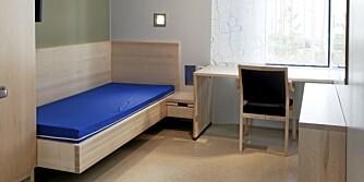 CELLE TEGNET AV INTERIØRARKITEKT: Boenhetene i Halden fengsel er utarbeidet av Beate Ellingsen AS.