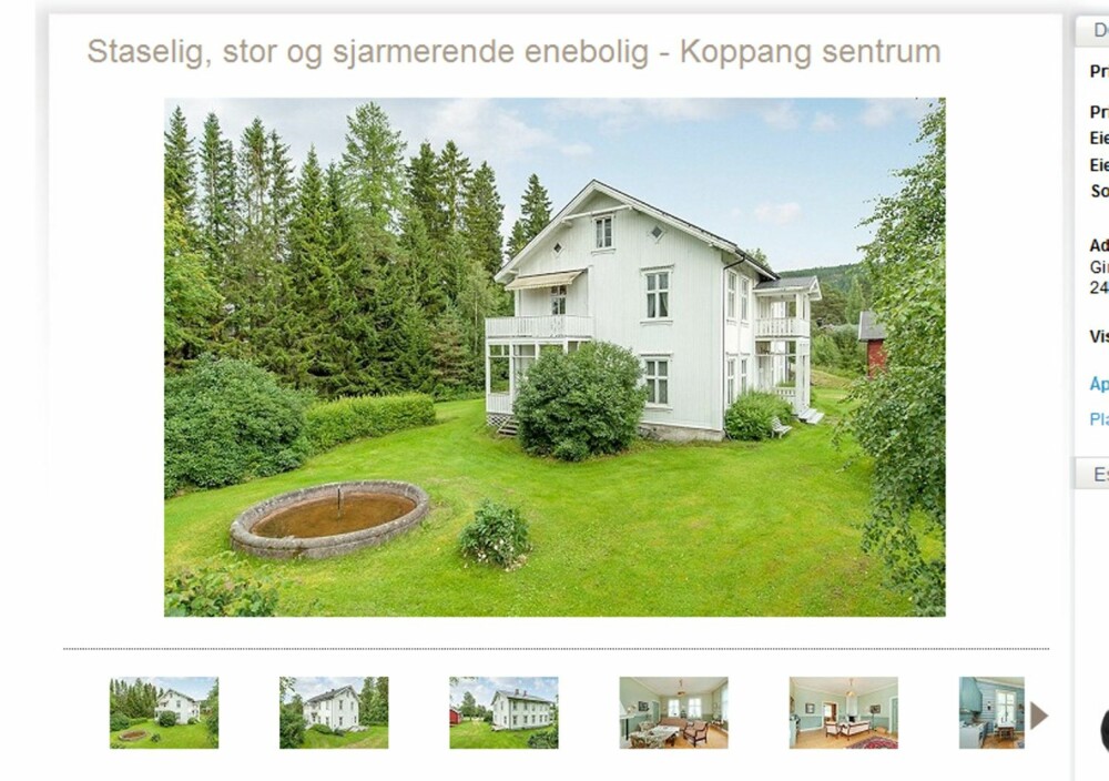 BILLIG: For 1 600 000 kroner kan denne staselige og sjarmerende eneboligen, som den beskrives som, bli din. BILLIG: For 1 600 000 kroner kan denne staselige og sjarmerende eneboligen, som den beskrives som, bli din.