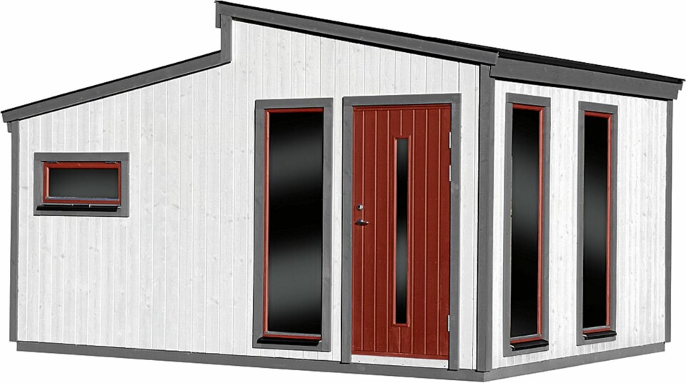 NY HYTTE TIL FERIEN? Haldarp 15 er en jubileumshytte fra svenske JABO AB.