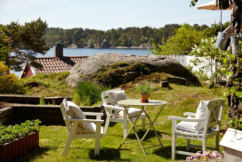 Det gamle stabburet ble til vakker sjøhytte