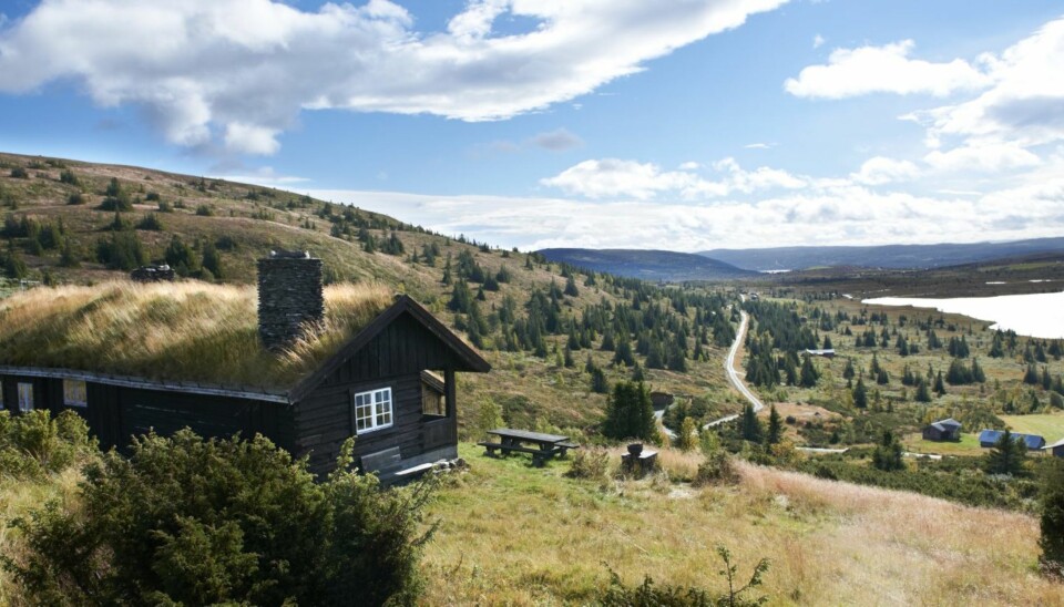 VILLE IKKE BYGGE NYTT: Da hytteeier Astrid Øyråker arvet tomta på stølsjordet ønsket hun ikke å bygge nytt.