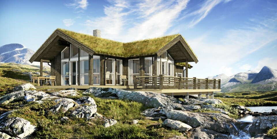 AURORA: Aurora 994A var Saltdalshyttas mestselgende modell i 2010. 768 000 til 798 500 kroner for elementbyggesettet, avhengig av hvor i landet det skal leveres.