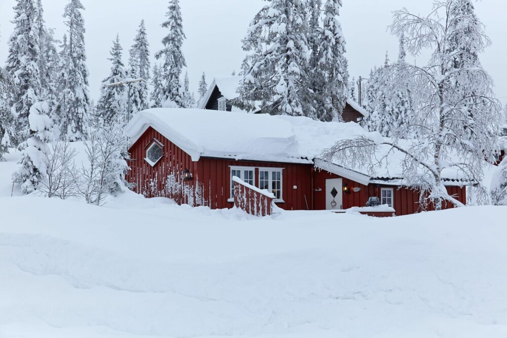 SNØRIKT: Om vinteren er hytta et godt utgangspunkt for skiturer. 