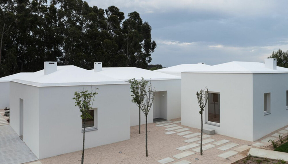 UNIK BOLIG: Huset i Portugal er bygget som en landsby.
