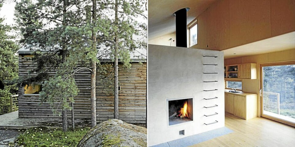 Hytte på 35 kvadrat som rommer alt du trenger
