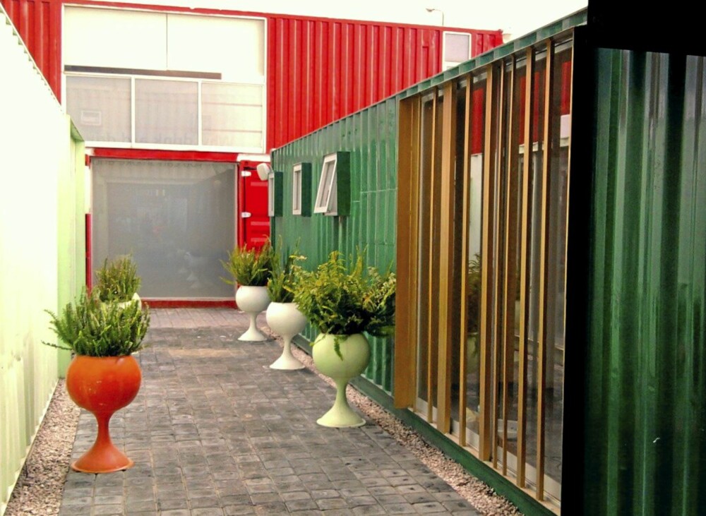 CONTAINERGATE: Dette er en del av Container City. Foto: <a href="http://http://www.flickr.com/photos/jrsnchzhrs///">jrsnchzhr</a> på Flicker.com. Noen <a href="http://creativecommons.org/licenses/by/2.0/deed.en_GB">rettigheter</a> reservert.