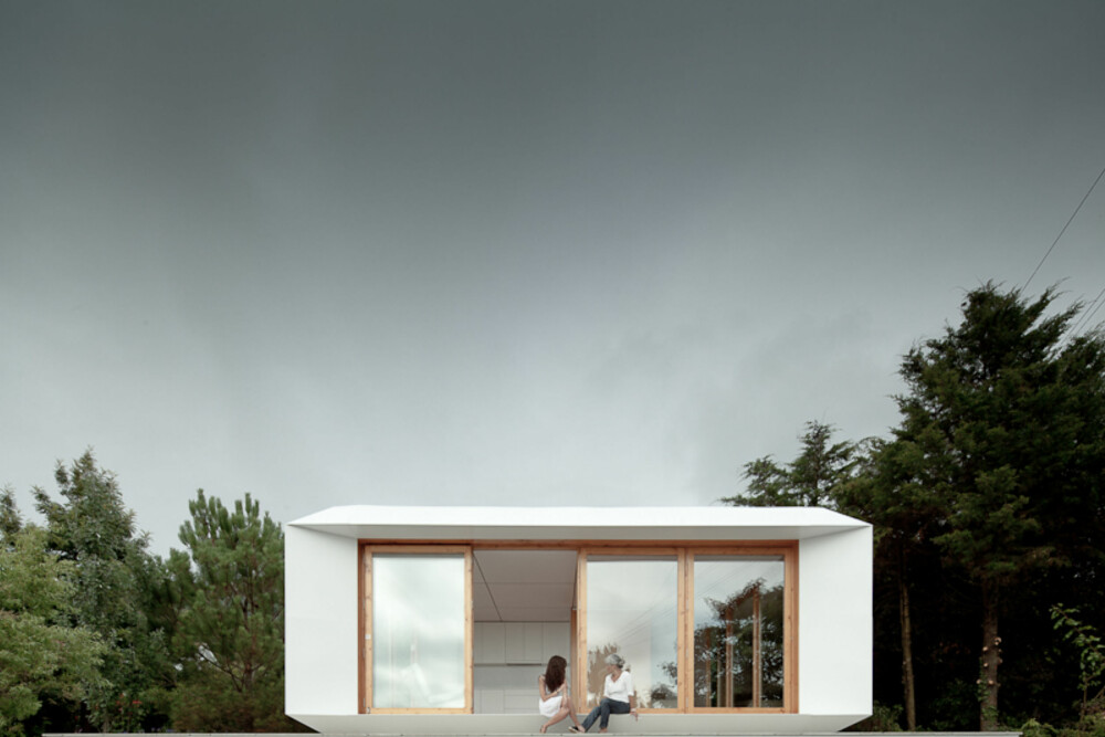 INSPIRERT AV JAPANSK DESIGN: Arkitektene forklarer at de lot seg inspirere av tradisjonelle japanske hjem da de utformet Mima House.