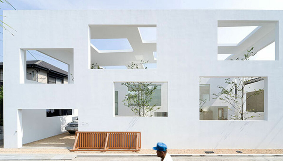 SER TVERS IGJENNOM HUSET: Unik arkitektur i Japan.