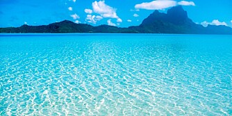 EKTE IDYLL: Det er ikke bare naturen som imponerer på Bora Bora, det gjør også hotellene.