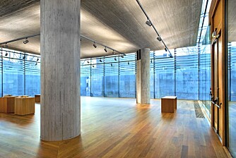"FEHNISK": Arkitekturmuseets nye del, som ligger på Bankplassen i Oslo, er tegnet av Sverre Fehn. "FEHNISK": Arkitekturmuseets nye del, som ligger på Bankplassen i Oslo, er tegnet av Sverre Fehn.