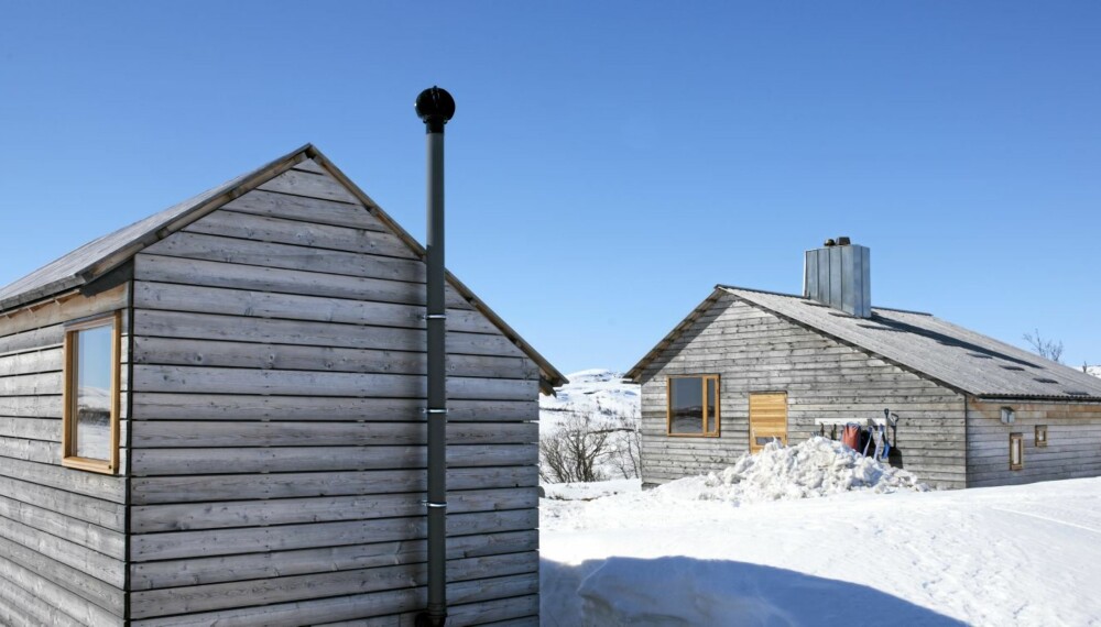 EVENTYRLIG: Arkitekthytta i Ål i Hallingdal ligger på 1000 moh og består av to småhus, et hovedhus og et anneks. Begge er laget med vekt på bruke få komponenter.