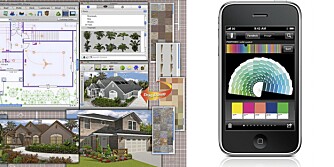 STYLIST I LOMMA: Å tegne ut hagen eller velge farge til soverommet går som en lek etter et besøk i App Store.