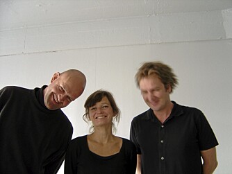 KREATIVT TEAM: Arkitektene Einar Jarmund, Alessandra Kossberg og Håkon Vigsnæs.