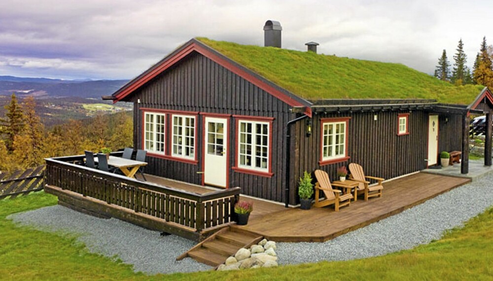 SELVTEGNET HYTTE: Denne hytta tegnet Roger Samdal selv ved hjelp av et digitalt tegneprogram. SELVTEGNET HYTTE: Denne hytta tegnet Roger Samdal selv ved hjelp av et digitalt tegneprogram.