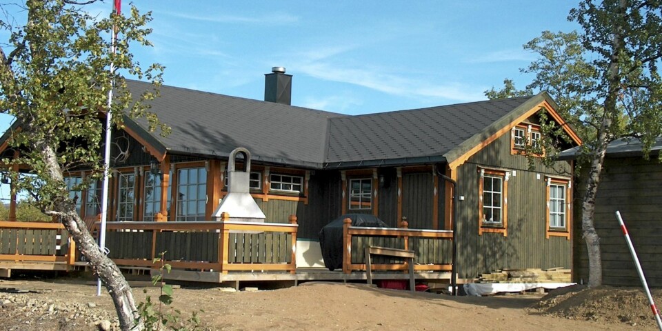 MIDGARD: Dette er Rana Hyttas mestselgende modell. Veiledende pris byggesett 502 800 kroner.