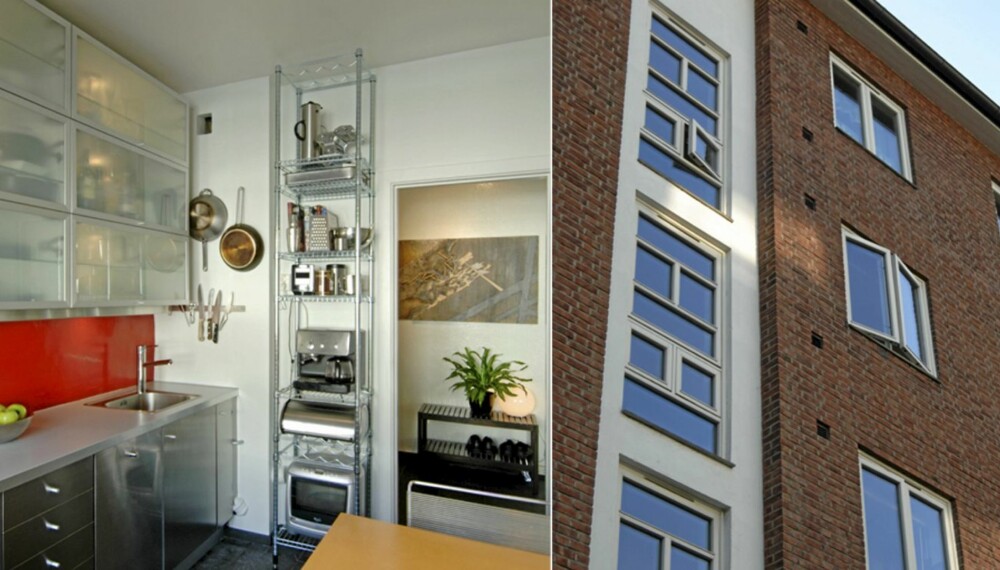 SMART INNREDNING: På 58 kvadratmeter på Tøyen har arkitekt Tord Kvien innredet med sans for praktiske og originale løsninger.