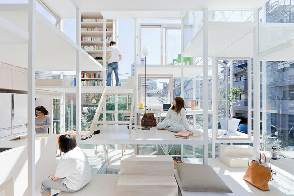 INNSYN: Arkitektene fra Sou Fujimoto har ikke skapt et hjem for de blyge og sjenerte.