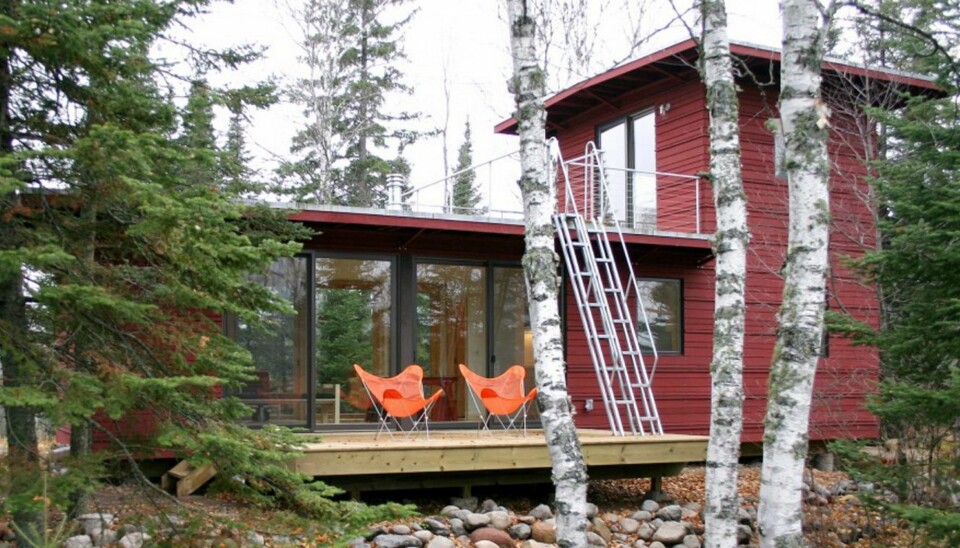 MINIHUS: De små husene rommer alt man trenger på liten plass. Husene er bygget opp av ulike moduler som gir kunden stor valgfrihet med tanke på størrelse og design.