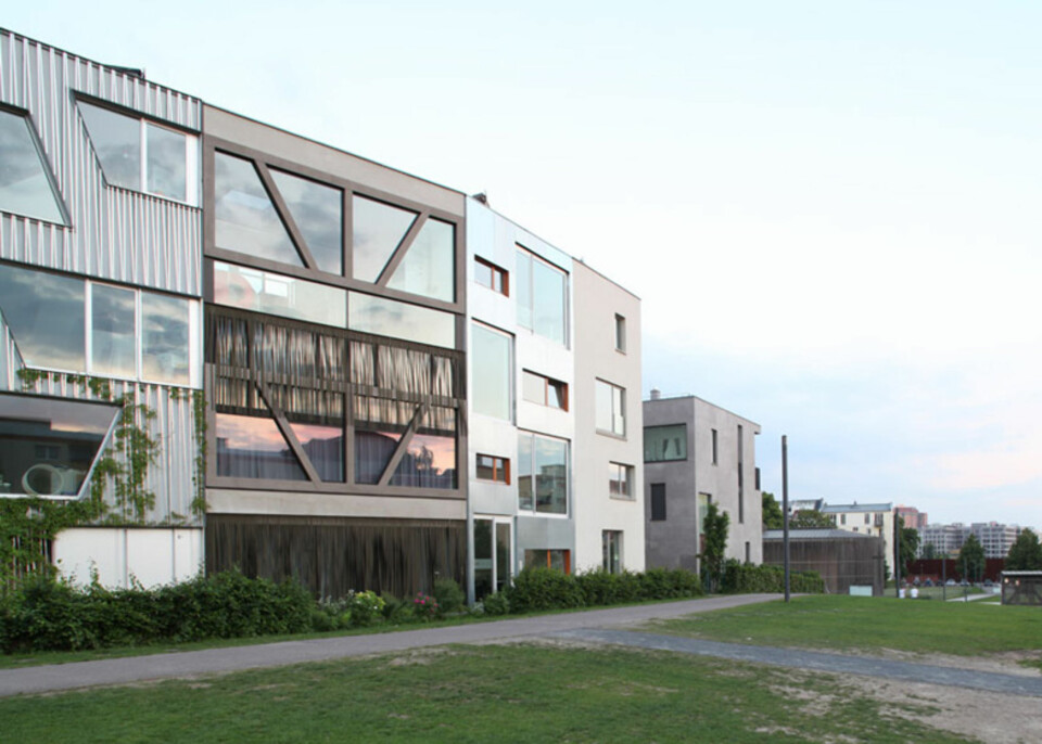 BERLIN: Dette byhuset er langt mer overraskende på innsiden enn det er på utsiden.
