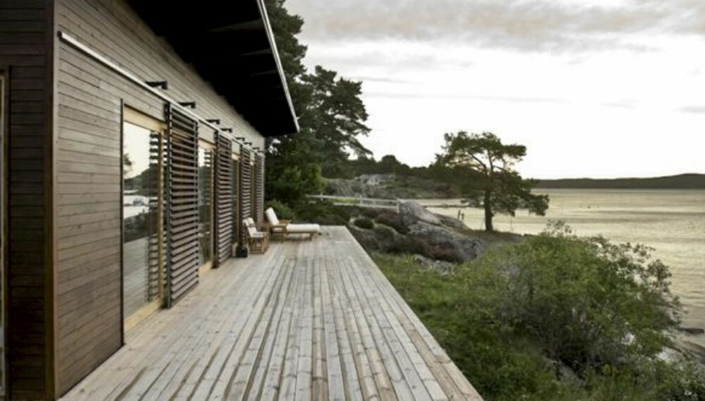 Veranda på prefabrikert hus Sport fra Pinc Veranda på prefabrikert hus Sport fra Pinc