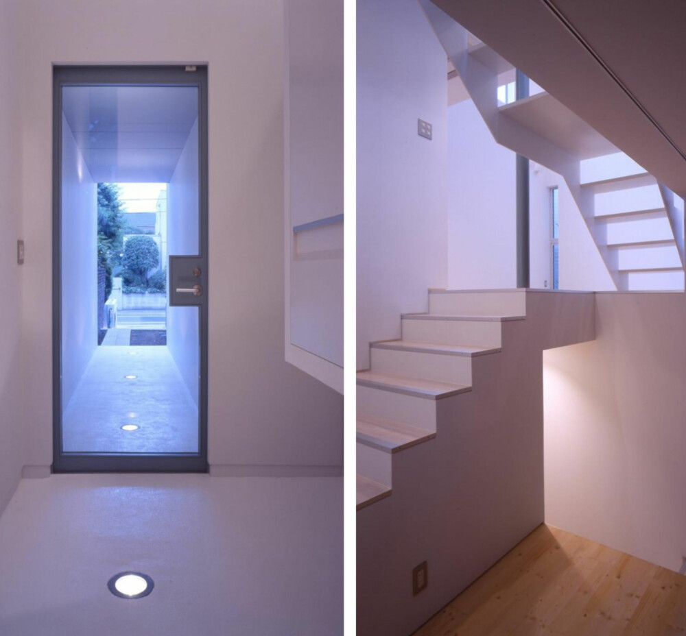 SMALT: Dette huset i Tokyo er et eksempel på at man kan få til et smart og funksjonelt hus på en både liten og vanskelig tomt.