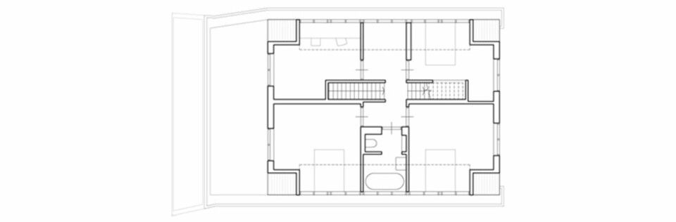SILER INN LYS: Tilbygget med sitt store glassvindy fyller huset med lys.