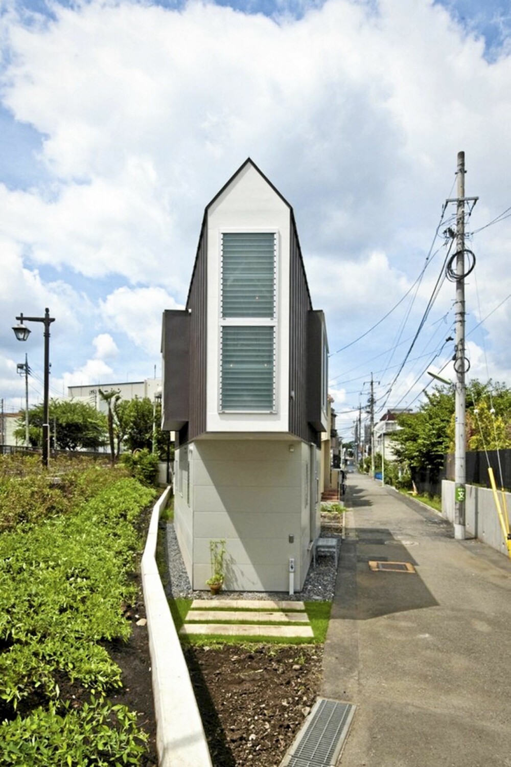 LANG OG TYNN: River Side House har med sine unike arkitektur blitt nokså kjent i Japan.