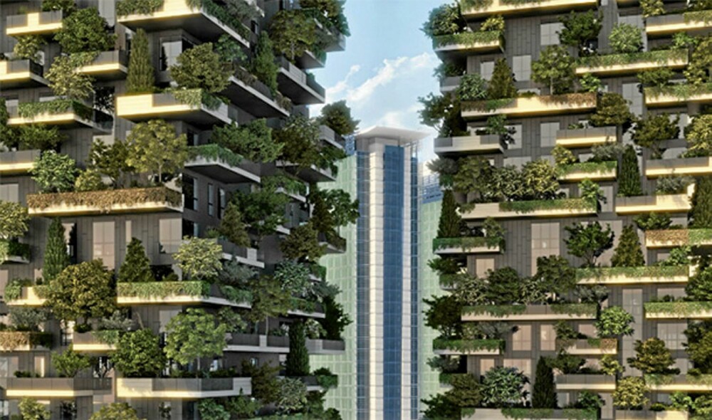 BEDRE KLIMA: Arkitektene ønsker at byggene skal bidra til et bedre miljø og klima i sentrale Milano. BEDRE KLIMA: Arkitektene ønsker at byggene skal bidra til et bedre miljø og klima i sentrale Milano.
