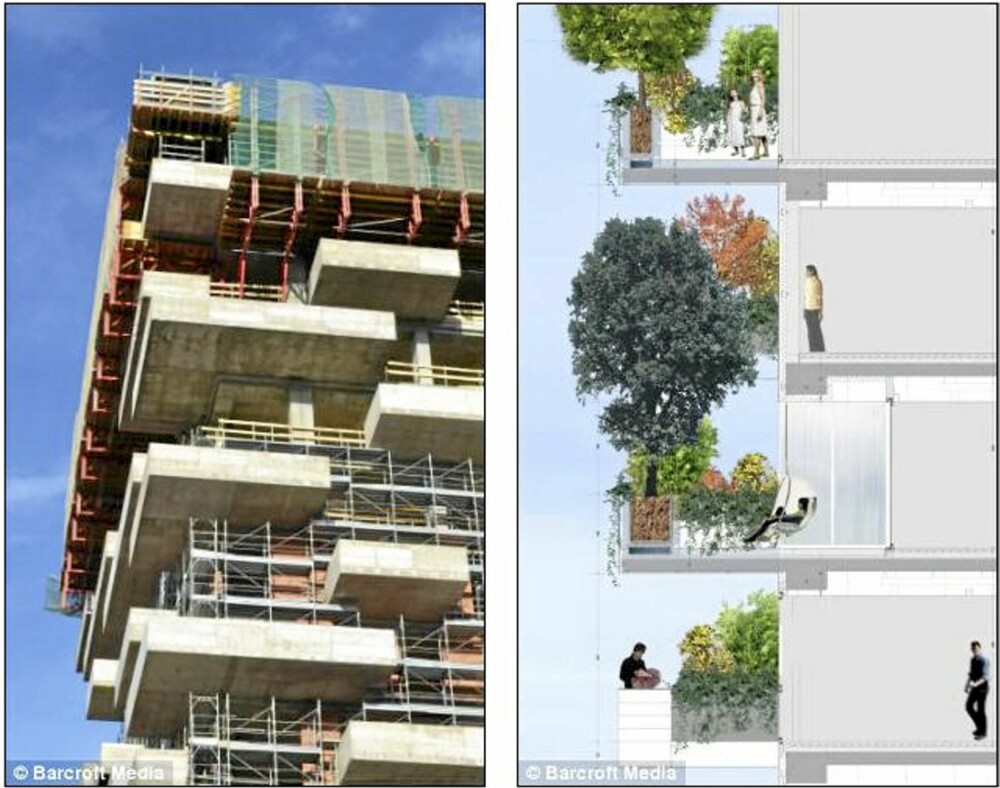 SNART KLAR: De mye omtalte byggene midt i Milano skal stå klare innen utgangen av neste år. SNART KLAR: De mye omtalte byggene midt i Milano skal stå klare innen utgangen av neste år.